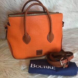 Dooney & Bourke Satchel Clementine pebble leather